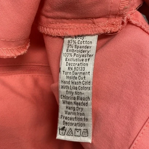 Vintage Women's Quacker Factory Pink Floral Embroidered Denim Jacket Sz Medium - Picture 7 of 7